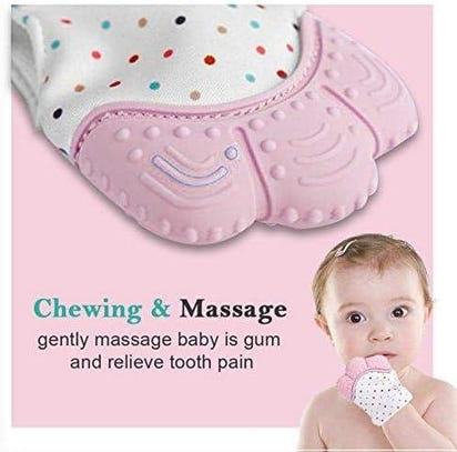 LeviroseSilicone Self Soothing Teether Gloves Toy for Babies